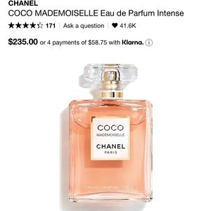 Chanel coco mademoiselle way de parfum intense